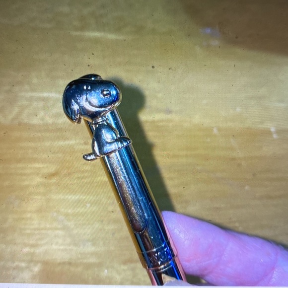 Peanut Snoopy stylus pen gold tone collectable in box - Picture 7 of 10